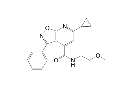 isoxazolo[5,4-b]pyridine-4-carboxamide, 6-cyclopropyl-N-(2-methoxyethyl)-3-phenyl-