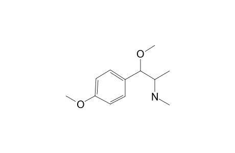 1-Methoxy-1-(4-methoxyphenyl)-N-methylpropan-2-amine