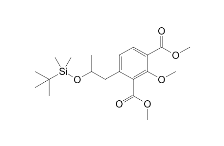 Dimethyl 4-{[2'-(t-butyl)dimethylsilyl]oxypropyl}-2-methoxybenzene-1,3-dicarboxylate
