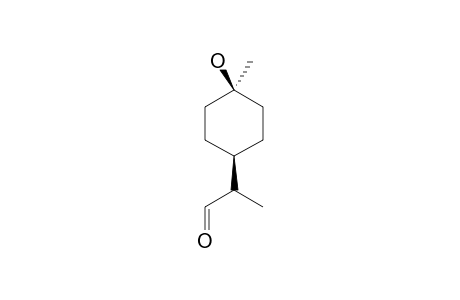 (R-1,C-4)-1-HYDROXY-PARA-MENTHAN-9-AL;(R-1',C-4')-2-(4'-HYDROXY-4'-METHYL-CYClOHEXYL)-PROPANAL