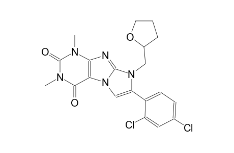 7-(2,4-dichlorophenyl)-1,3-dimethyl-8-(tetrahydro-2-furanylmethyl)-1H-imidazo[2,1-f]purine-2,4(3H,8H)-dione