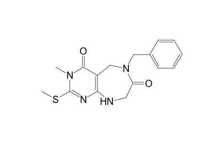 6-Benzyl-3-methyl-2-(methylthio)-5,6,8,9-tetrahydro-3H-pyrimido[4,5-e][1,4]diazepine-4,7-dione