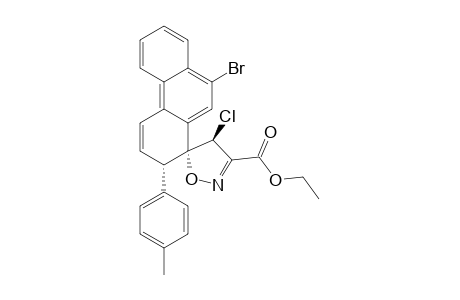 (1R,2S,4'S)-9-bromo-4'-chloro-2-(4-methylphenyl)spiro[2H-phenanthrene-1,5'-4H-isoxazole]-3'-carboxylic acid ethyl ester
