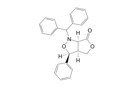 (3S,3as,6aR)-Tetrahydro-3-phenyl-1-(diphenylmethyl)-1H,6H-furo[3,4-c]isoxazol-6-one
