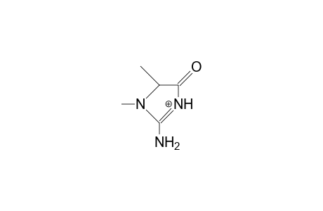 1,5-Dimethyl-2-amino-4-imidazolinone cation