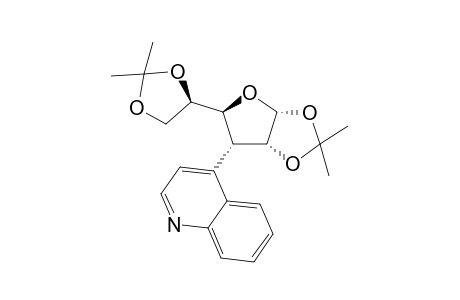 3-Deoxy-3-(4'-quinolyl)-1,2:5,6-di-O-isopropylidene-.alpha.,D-allofuranose