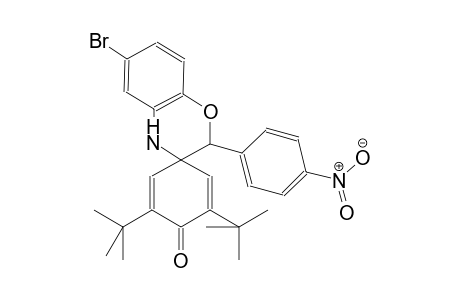 6-bromo-2',6'-ditert-butyl-2-(4-nitrophenyl)spiro[2,4-dihydro-1,4-benzoxazine-3,4'-cyclohexa-2,5-diene]-1'-one 6-bromo-2',6'-ditert-butyl-2-(4-nitrophenyl)-1'-spiro[2,4-dihydro-1,4-benzoxazine-3,4'-cyclohexa-2,5-diene]one