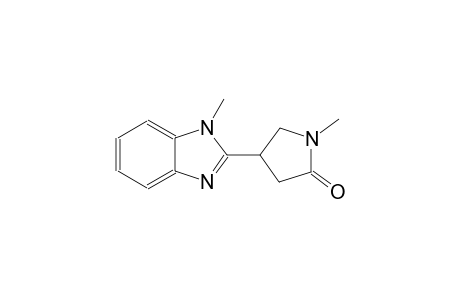 1-methyl-4-(1-methyl-1H-benzimidazol-2-yl)-2-pyrrolidinone