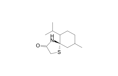 (5S)-6-Isopropyl-9-methyl-1-thia-4-azaspiro[4.5]decan-3-one