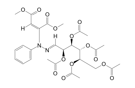 (E)-D-glucose, (E)-(1,2-dicarboxyvinyl)phenylhydrazone, 2,3,4,5,6-pentaacetate, dimethyl ester