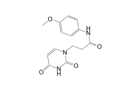 1-pyrimidinepropanamide, 1,2,3,4-tetrahydro-N-(4-methoxyphenyl)-2,4-dioxo-