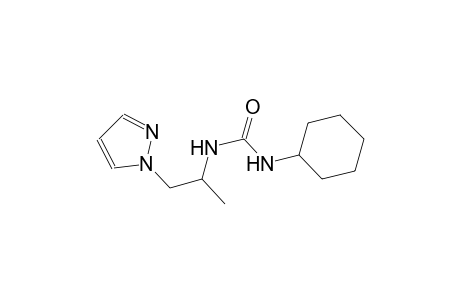 N-cyclohexyl-N'-[1-methyl-2-(1H-pyrazol-1-yl)ethyl]urea