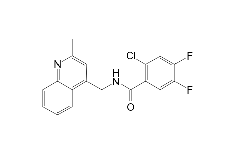 Benzamide, 2-chloro-4,5-difluoro-N-[(2-methyl-4-quinolinyl)methyl]-