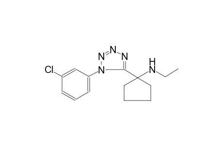 1-[1-(3-chlorophenyl)-1H-tetraazol-5-yl]-N-ethylcyclopentanamine