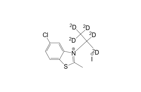 2-Methyl-5-chloro-3-N-ethyl-D5-benzothiazolium iodide
