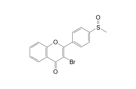 3-Bromo-4'-methylsulfinylflavone