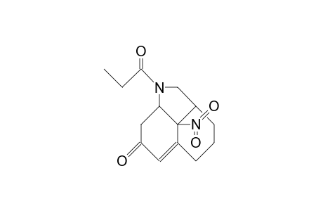 (1R,8R,8AS)-8a-nitro-9-propionyl-1,2,3,5,6,7,8,8a-octahydro-9-aza-acenaphthen-3-one