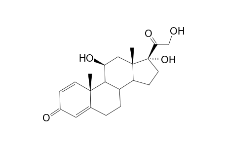 Pregna-1,4-diene-3,20-dione, 11,17,21-trihydroxy-, (11.beta.)-