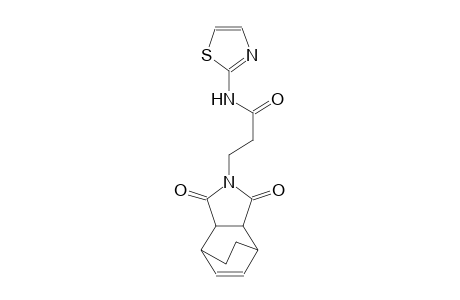 3-(1,3-dioxo-3a,4,7,7a-tetrahydro-1H-4,7-ethanoisoindol-2(3H)-yl)-N-(thiazol-2-yl)propanamide