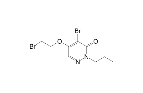 4-bromo-5-(2-bromoethoxy)-2-propylpyridazin-3-one