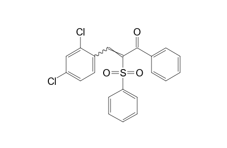 2,4-dichloro-alpha-(phenylsulfonyl)chalcone