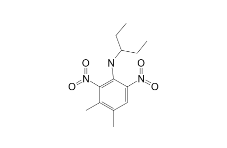 PENDIMETHALIN;N-(1-ETHYLPROPYL)-3,4-DIMETHYL-2,6-DINITROBENZENAMINE