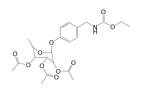 N-{4-[( 5'-Methyl-2',3',4'-triacetylpyranosyl)oxy]benzyl}-N-[ethoxycarbonyl]amine