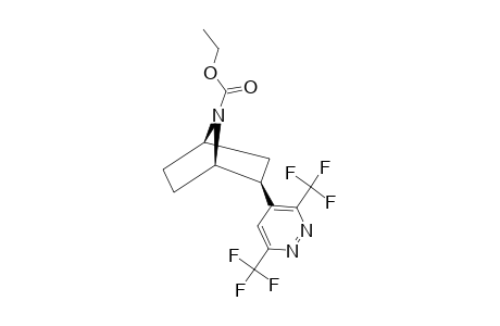 exo-2-(3,6-Bistrifluoromethylpyridazin-4-yl)-7-azabicyclo[2.2.1]heptane-7-carboxylic Acid Ethyl Ester