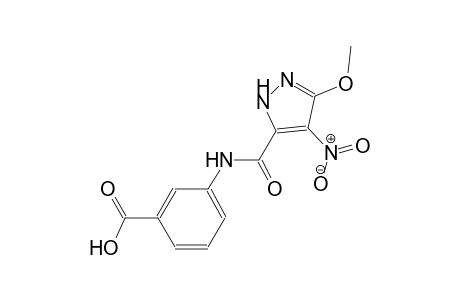 3-{[(3-methoxy-4-nitro-1H-pyrazol-5-yl)carbonyl]amino}benzoic acid