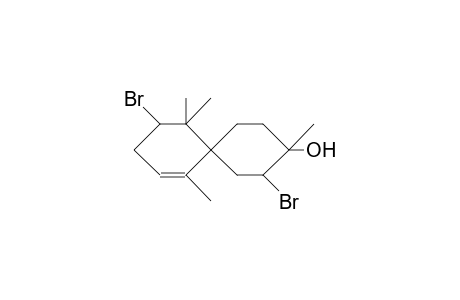 (4R,6S,8S,9S)-4,8-Dibromo-1,5,5,9-tetramethyl-spiro(5.5)undec-1-en-9-ol