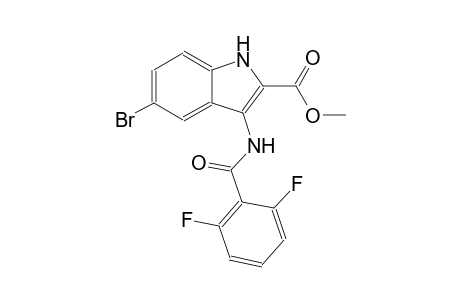methyl 5-bromo-3-[(2,6-difluorobenzoyl)amino]-1H-indole-2-carboxylate