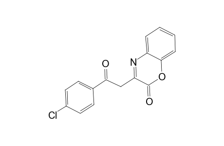 2H-1,4-Benzoxazin-2-one, 3-[2-(4-chlorophenyl)-2-oxoethyl]-