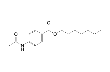 benzoic acid, 4-(acetylamino)-, heptyl ester