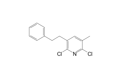 2,6-Dichloro-3-methyl-5-(2-phenylethyl)pyridine