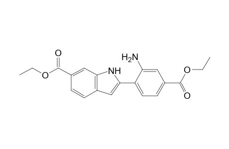 Ethyl 2-[2-Amino-4-(ethoxycarbonyl)phenyl]indole-6-carboxylate