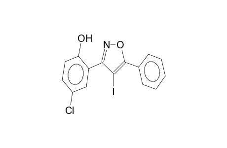 3-(2-hydroxy-5-chlorophenyl)-4-iodo-5-phenylisoxazole
