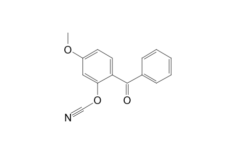 2-Cyanato-4-methoxybenzophenone