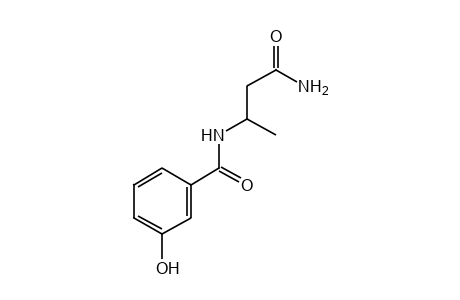 N-(2-CARBAMOYL-1-METHYLETHYL)-m-HYDROXYBENZAMIDE