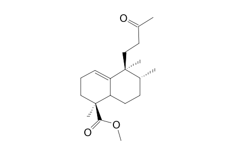 (1S,5S,6R)-1,5,6-Trimethyl-5-(3-oxo-butyl)-1,2,3,5,6,7,8,8a-octahydro-naphthalene-1-carboxylic acid methyl ester