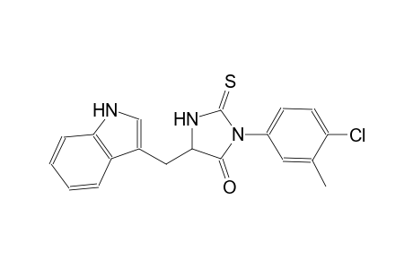 3-(4-chloro-3-methylphenyl)-5-(1H-indol-3-ylmethyl)-2-thioxo-4-imidazolidinone