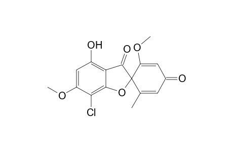 Spiro[benzofuran-2(3H),1'-[2,5]cyclohexadiene]-3,4'-dione, 7-chloro-4-hydroxy-2',6-dimethoxy-6'-methyl-