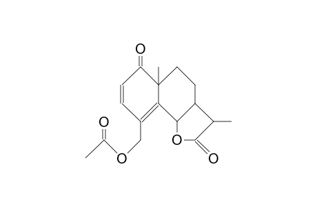 1-Oxo-15-acetoxy-eudesma-2,4-dien-11bH-12,6a-olide