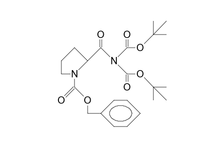 N(.alpha.)-(Benzyloxycarbonyl)-N,N-di-boc-proline amide