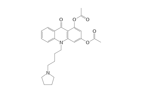9-OXO-10-(3-PYRROLIDIN-1-YL-BUTYL)-9,10-DIHYDRO-ACRIDINE-1,3-DIYL-DIACETATE