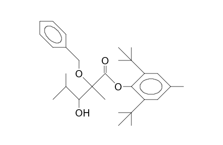 (2RS, 3Sr)-2-benzyloxy-3-hydroxy-2,4-dimethyl-pentanoic acid, 4'-methyl-2',6'-di-tert-butyl-phenyl ester
