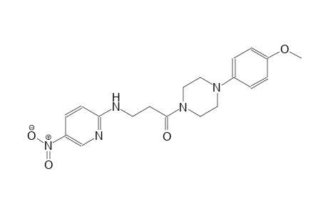 1-piperazinepropanamine, 4-(4-methoxyphenyl)-N-(5-nitro-2-pyridinyl)-gamma-oxo-