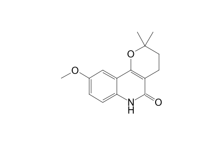 6-Methoxy-2-oxo-(2',2'-dimethyldihydro)pyrano[5,6-c]quinoline