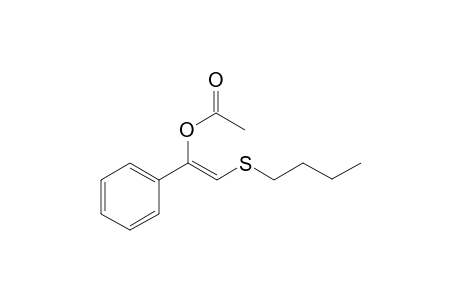 (Z)-2-(Butylthio)-1-phenylvinyl acetate