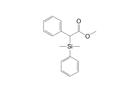 2-[dimethyl(phenyl)silyl]-2-phenyl-acetic acid methyl ester