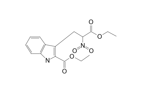 Tryptophan, .alpha.-nitro-.alpha.-desamino-2-carbethoxy-, ethyl ester